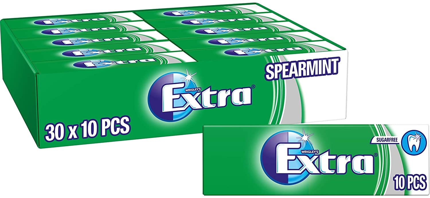 Wrigleys Extra Spearmint 30 x 10Pcs | Bulkbox Wholesale