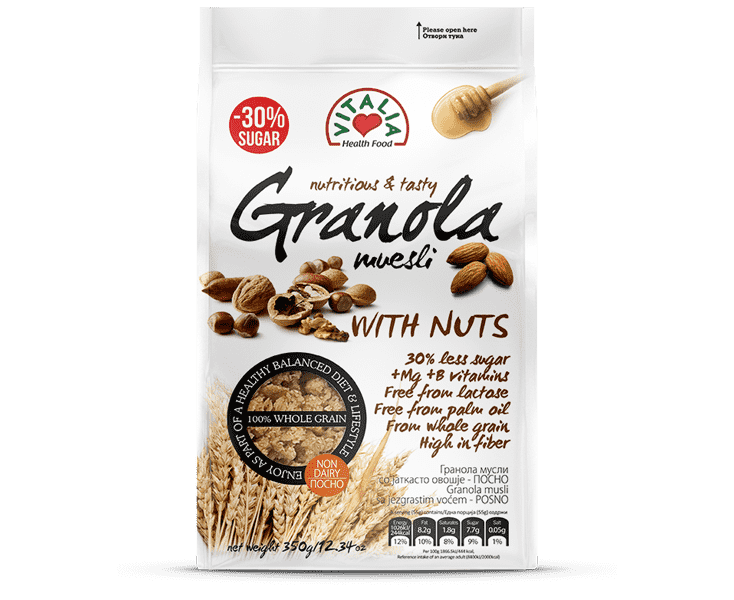 MUESLI GRANOLA NUTS 350GR